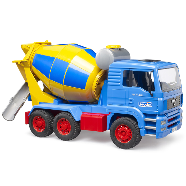 Транспорт і спецтехніка - ​Бетонозмішувач Bruder MAN TGA 50 років Bruder лімітована серія (01063)#2