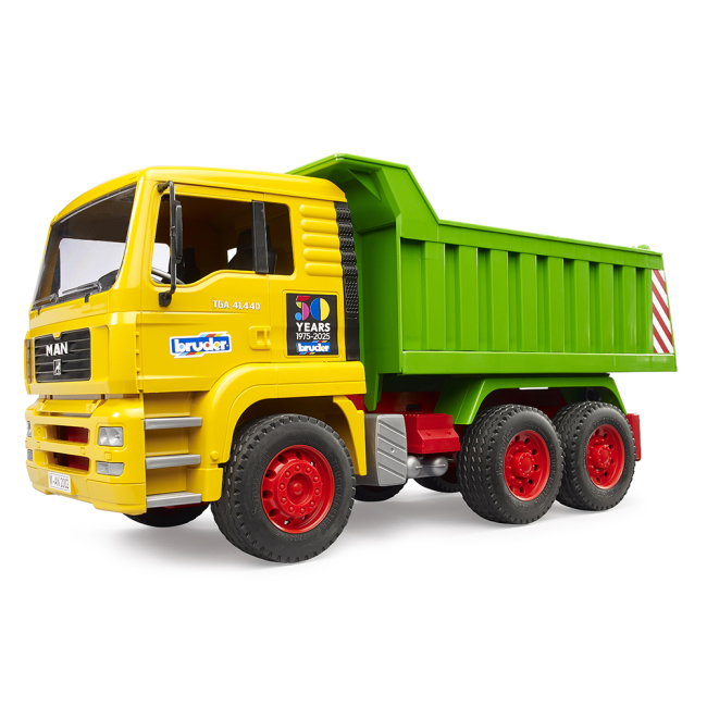 Транспорт і спецтехніка - Самоскид Bruder MAN TGA 50 років Bruder лімітована серія (01066)#3