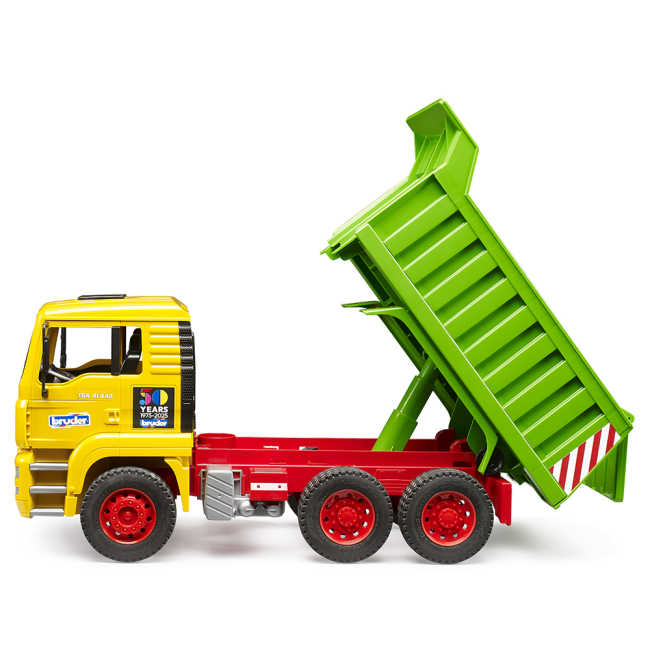 Транспорт і спецтехніка - Самоскид Bruder MAN TGA 50 років Bruder лімітована серія (01066)#4