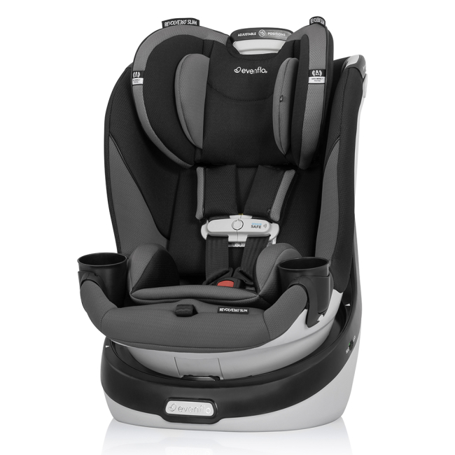 Автокрісла й аксесуари - ​Автокрісло Evenflo Gold SensorSafe Revolve 360 Slim Obsidian Black (032884203109)#3