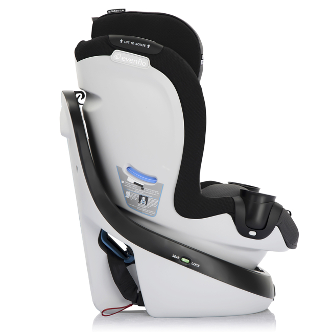 Автокрісла й аксесуари - ​Автокрісло Evenflo Gold SensorSafe Revolve 360 Slim Obsidian Black (032884203109)#4