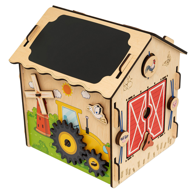 Развивающие игрушки - ​Развивающая игрушка Good Play Бизидомик Веселая ферма (BB-001)#2