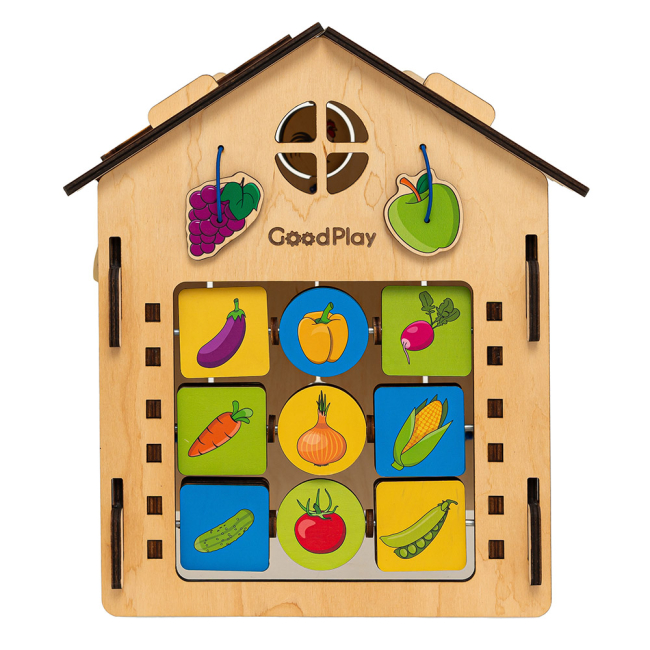 Развивающие игрушки - ​Развивающая игрушка Good Play Бизидомик Веселая ферма (BB-001)#6