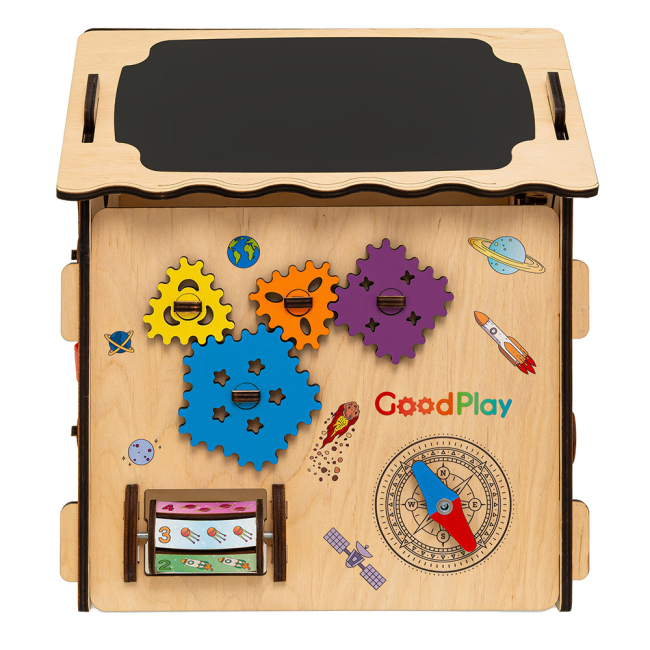 Развивающие игрушки - Развивающая игрушка Good Play Бизидомик Космос (BB-002)#4