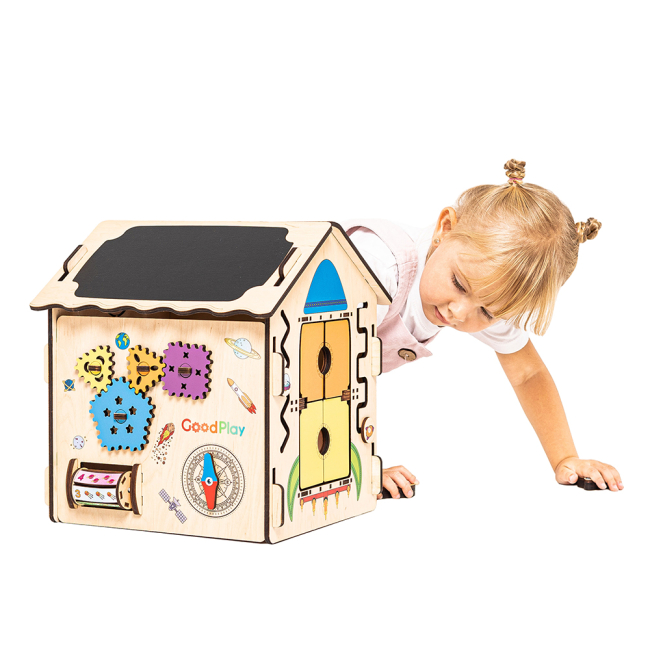 Развивающие игрушки - ​Развивающая игрушка Good Play Бизидомик Космос (BB-002)#9
