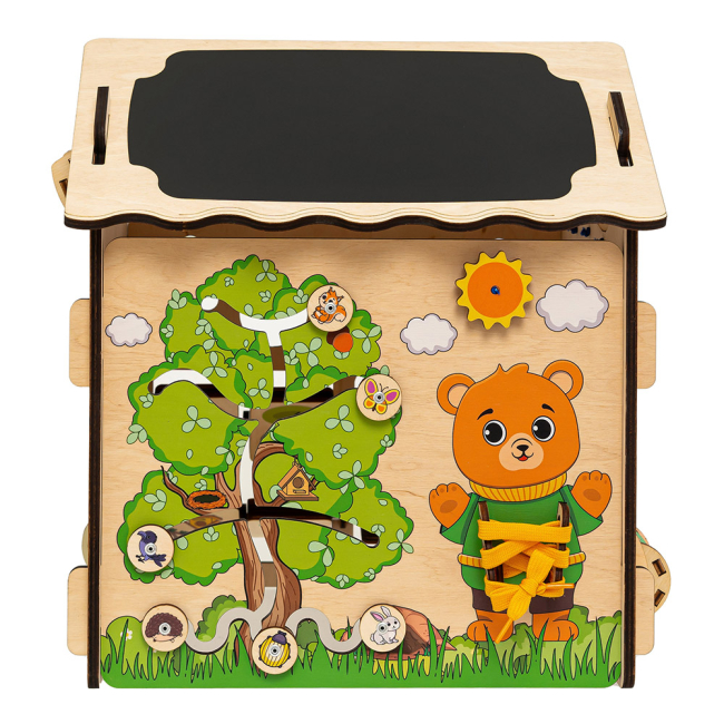 Развивающие игрушки - Развивающая игрушка Good Play Бизидомик Веселые игры (BB-003)#4