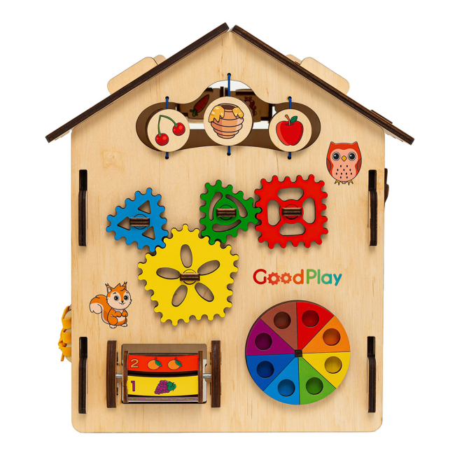 Развивающие игрушки - Развивающая игрушка Good Play Бизидомик Веселые игры (BB-003)#6