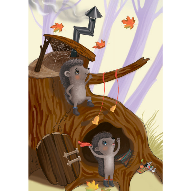 Учебная литература - Книжка «Як їжаки у вирій літали» Світлана Прудник  (9789661050302)#4