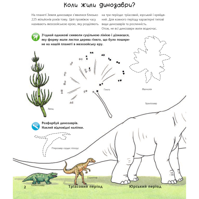 Пізнавальні книги (4-10 років) - Книжка «Чому? Чого? Навіщо? Динозаври» Штефан Ріхтер та Ангела Вайнгольд (9789661059626)#2