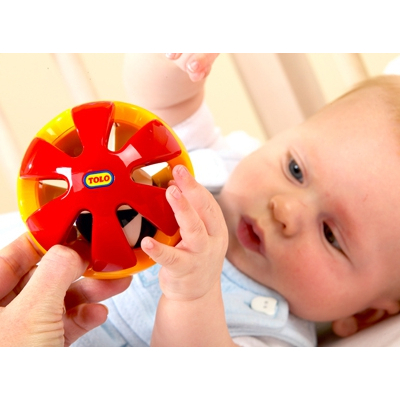 Брязкальця, прорізувачі - Брязкальце Куля Tolo Toys (89170)#3