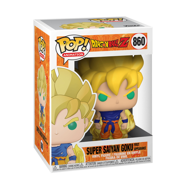 Фигурки персонажей - Фигурка Funko Pop Драконий жемчуг Супер Саян Гоку (48600)#2