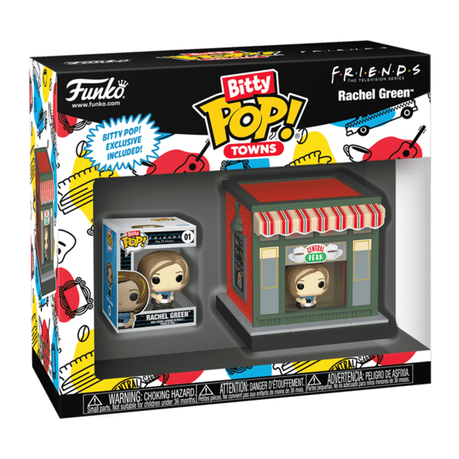 Фігурки персонажів - Набір фігурок Funko Pop Bitty Pop Towns Друзі Рейчел у кав'ярні Central Perk (83689)#2