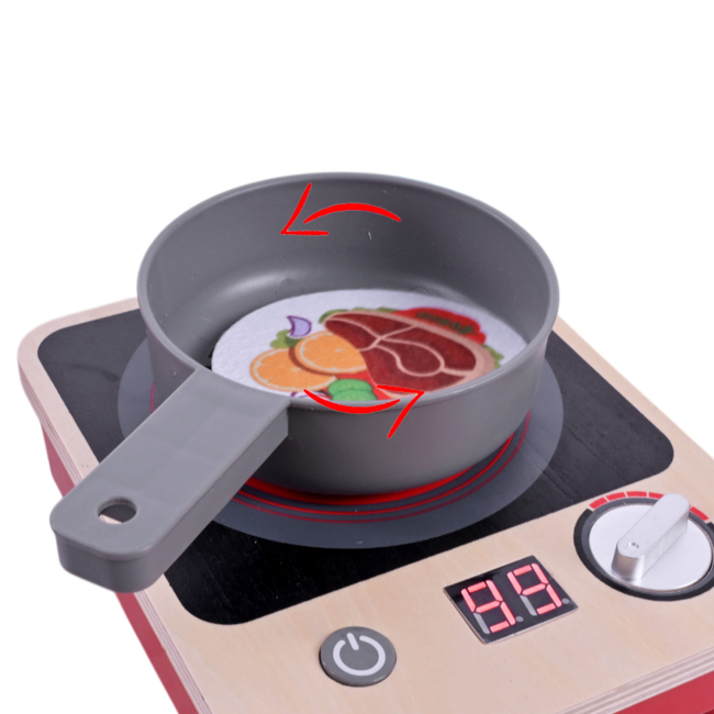 Дитячі кухні та побутова техніка - Ігровий набір Країна Іграшок Кухня пательня (818-506)#2