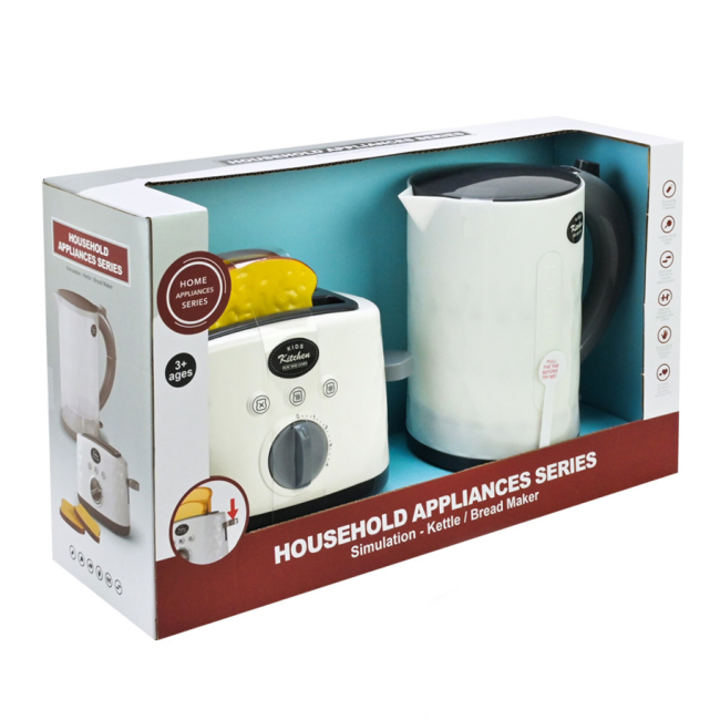Дитячі кухні та побутова техніка - Ігровий набір Країна Іграшок Чайник і тостер (998-10L)#2