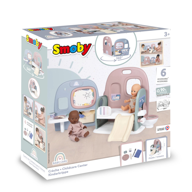 Мебель и домики - Игровой набор Smoby Детский центр Беби Кер 5 в 1 (7600240308)#2