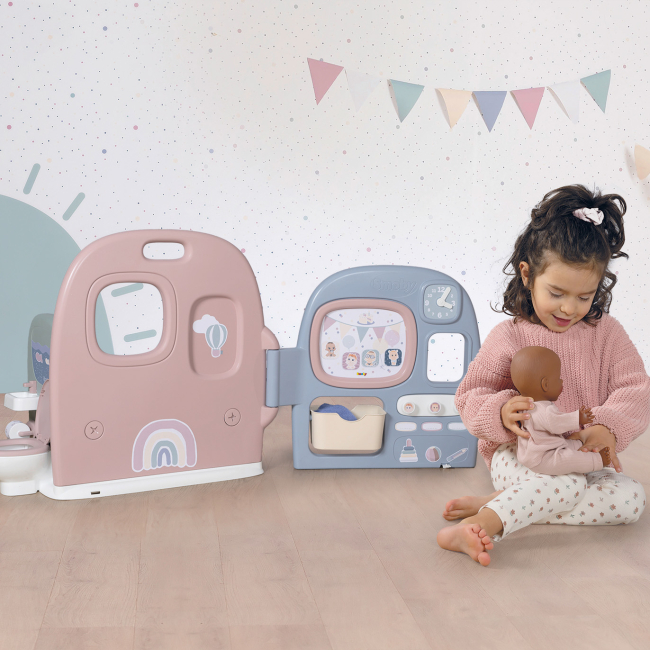Мебель и домики - Игровой набор Smoby Детский центр Беби Кер 5 в 1 (7600240308)#4