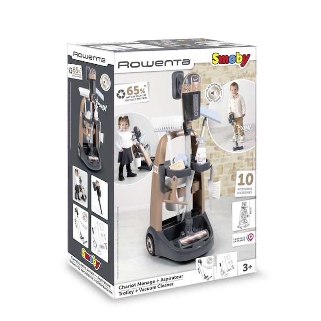 Наборы профессий - Тележка для уборки Smoby Ровента с ручным пылесосом (7600330326)#2