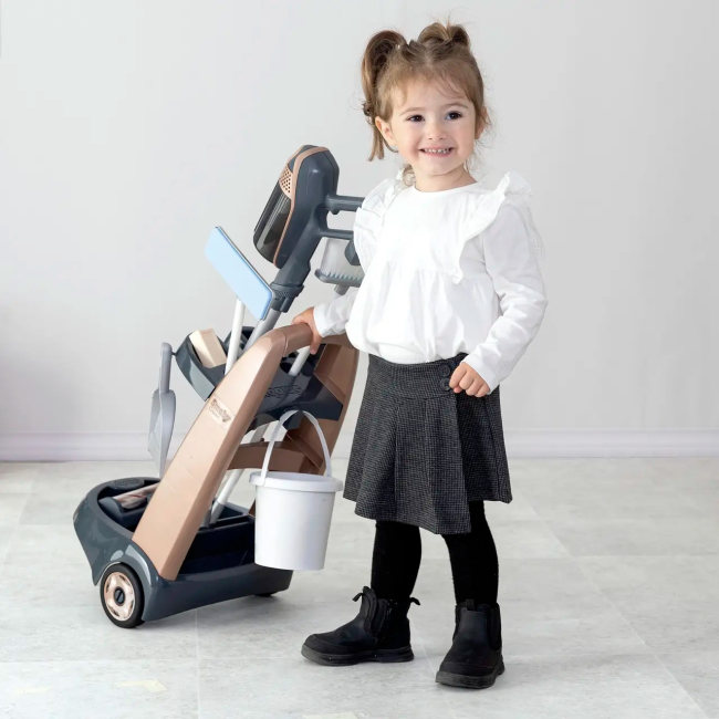 Наборы профессий - Тележка для уборки Smoby Ровента с ручным пылесосом (7600330326)#4