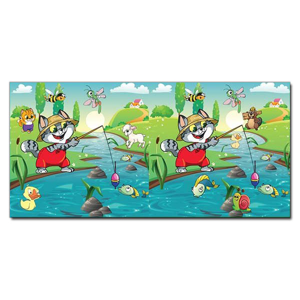 Раскраски и активитибуки (2-6 лет) - Книжка «Знайди відмінності з наліпками. Ведмедик» (9786175364970)#2