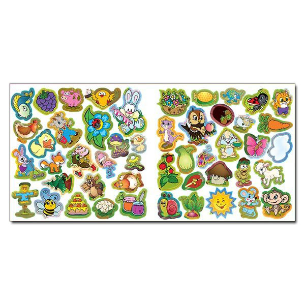 Раскраски и активитибуки (2-6 лет) - Книжка «Знайди відмінності з наліпками. Ведмедик» (9786175364970)#4