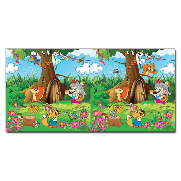 Раскраски и активитибуки (2-6 лет) - Книжка «Знайди відмінності з наліпками. Єнот» (9786175365786)#2