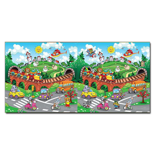 Раскраски и активитибуки (2-6 лет) - Книжка «Знайди відмінності з наліпками. Єнот» (9786175365786)#3