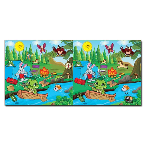 Раскраски и активитибуки (2-6 лет) - Книжка «Знайди відмінності з наліпками. Зайчик» (9786175365113)#2