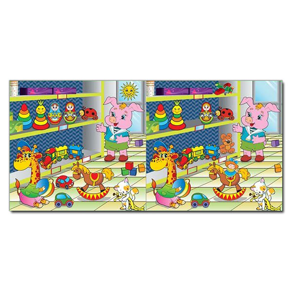 Раскраски и активитибуки (2-6 лет) - Книжка «Знайди відмінності з наліпками. Зайчик» (9786175365113)#3