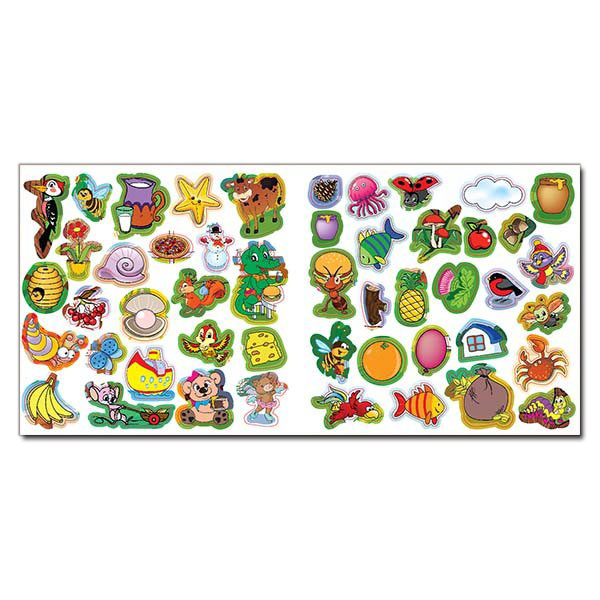 Раскраски и активитибуки (2-6 лет) - Книжка «Знайди відмінності з наліпками. Їжачок» (9786175364994)#4