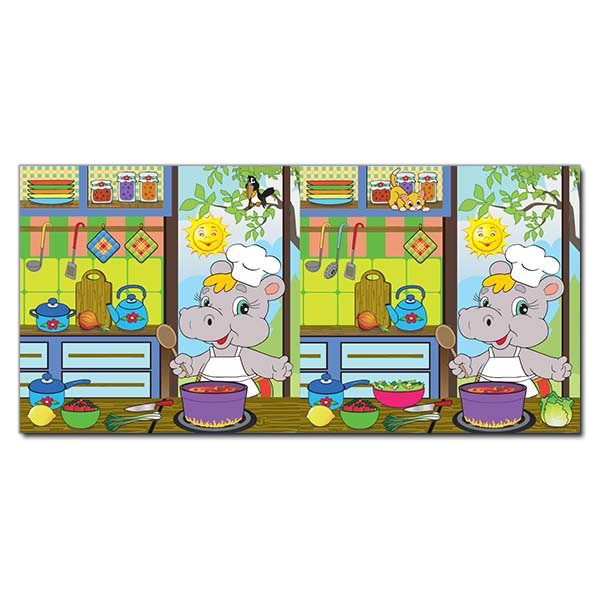 Раскраски и активитибуки (2-6 лет) - Книжка «Знайди відмінності з наліпками. Котик» (9786175365137)#2