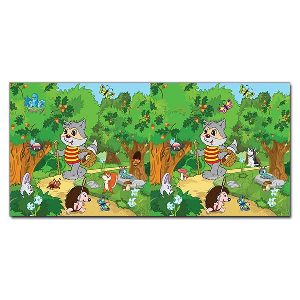 Раскраски и активитибуки (2-6 лет) - Книжка «Знайди відмінності з наліпками. Курчатко» (9786175365144)#3