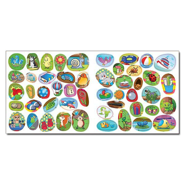 Раскраски и активитибуки (2-6 лет) - Книжка «Знайди відмінності з наліпками. Курчатко» (9786175365144)#4