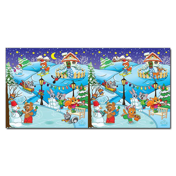 Раскраски и активитибуки (2-6 лет) - Книжка «Знайди відмінності з наліпками. Левеня» (9786175365793)#3