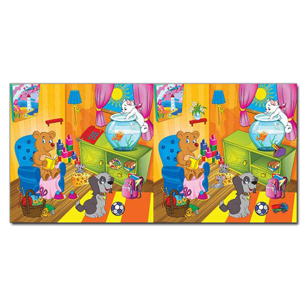 Раскраски и активитибуки (2-6 лет) - Книжка «Знайди відмінності з наліпками. Мишеня» (9786175365779)#2