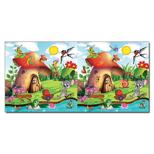 Раскраски и активитибуки (2-6 лет) - Книжка «Знайди відмінності з наліпками. Мишеня» (9786175365779)#3