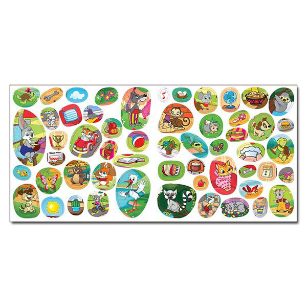 Раскраски и активитибуки (2-6 лет) - Книжка «Знайди відмінності з наліпками. Слоненя» (9786175365809)#4