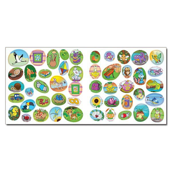 Раскраски и активитибуки (2-6 лет) - Книжка «Знайди відмінності з наліпками. Тигреня» (9786175365120)#4