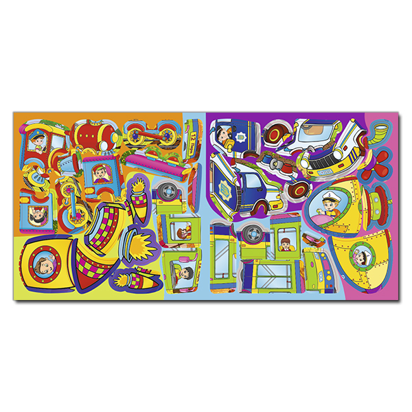 Раскраски и активитибуки (2-6 лет) - Книжка «Машинки - помічники. Зелена» (9786175367681)#4