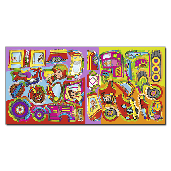 Раскраски и активитибуки (2-6 лет) - Книжка «Машинки - помічники. Червона» (9786175367698)#4