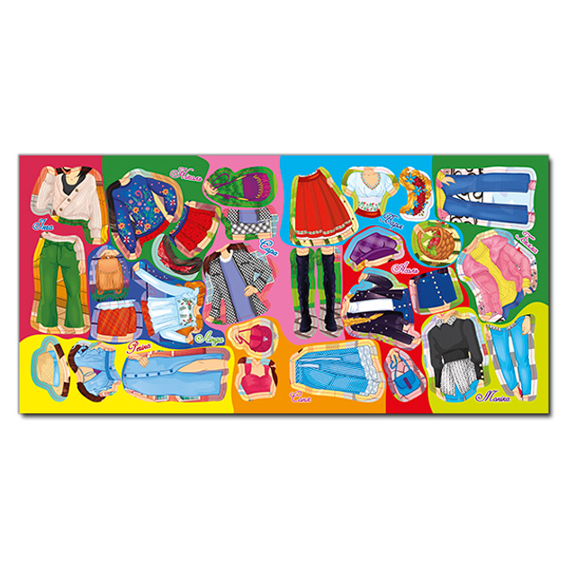 Раскраски и активитибуки (2-6 лет) - Книжка «Одягни ляльку. Яскраві наліпки. Лимонна» (9786175369579)#3