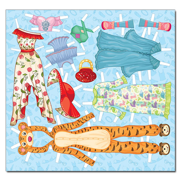 Раскраски и активитибуки (2-6 лет) - Книжка «Стильна красуня. Блакитна» (9786175369746)#4