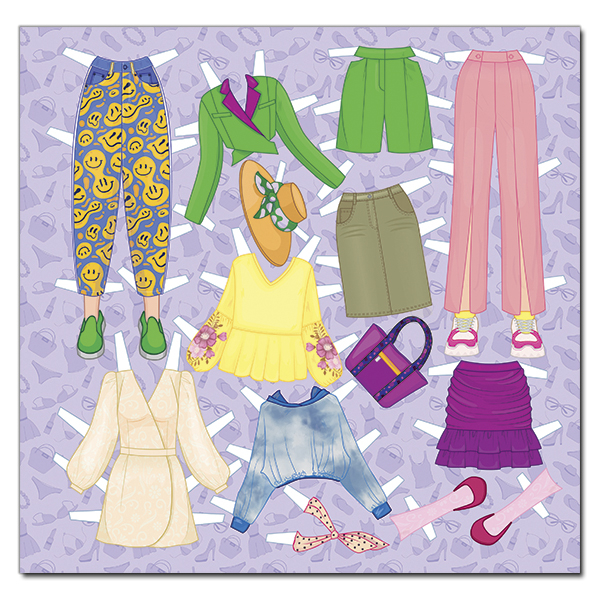 Розмальовки та актівітібуки (2-6 років) - Книжка «Стильна красуня. Синя» (9786175369869)#2