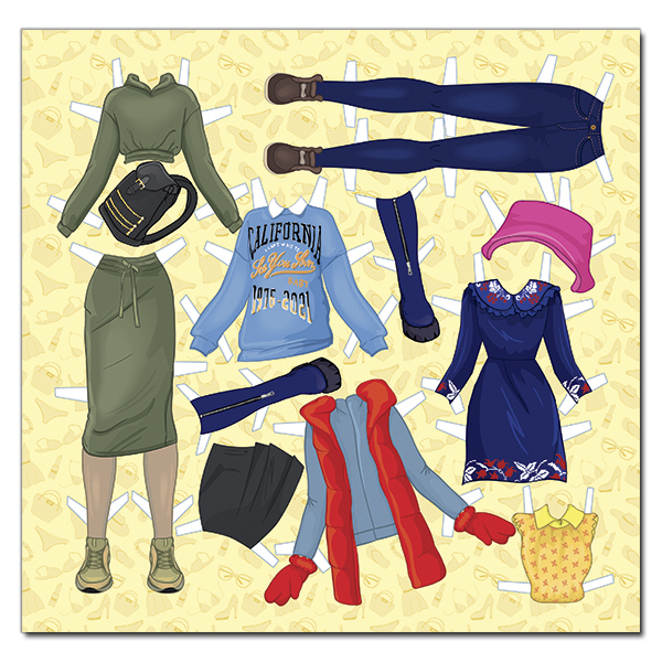 Розмальовки та актівітібуки (2-6 років) - Книжка «Стильна красуня. Синя» (9786175369869)#3