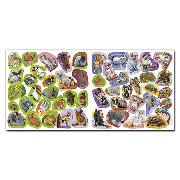 Раскраски и активитибуки (2-6 лет) - Книжка «Хто де живе. Домашні улюбленці. Рожева» (9786178090425)#4