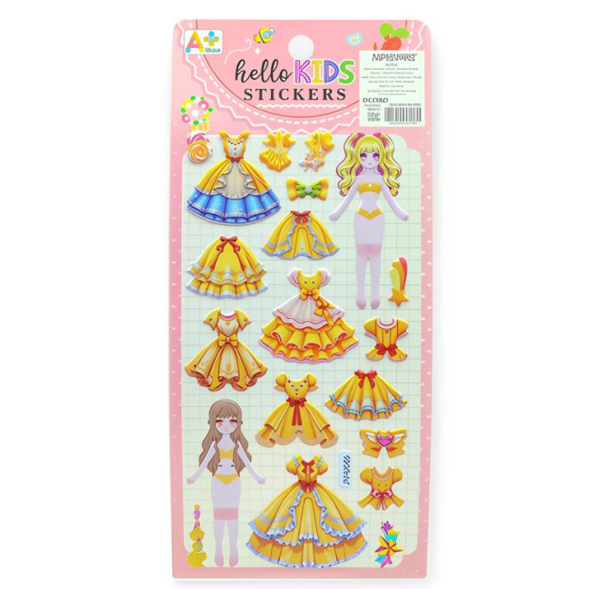 Набори для творчості - Наліпки Malevaro 1 /12/ в асортименті (762763ML)#2