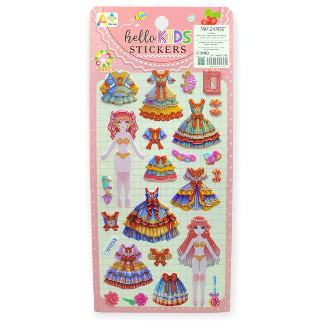 Набори для творчості - Наліпки Malevaro 1 /12/ в асортименті (762763ML)#3