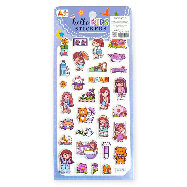 Набори для творчості - Наліпки Malevaro 2 /12/ в асортименті (762770ML)#2