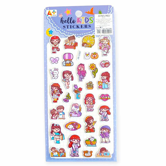 Набори для творчості - Наліпки Malevaro 2 /12/ в асортименті (762770ML)#3