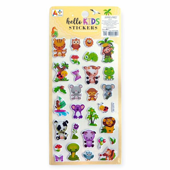 Набори для творчості - Наліпки Malevaro 3 /12/ в асортименті (762787ML)#4