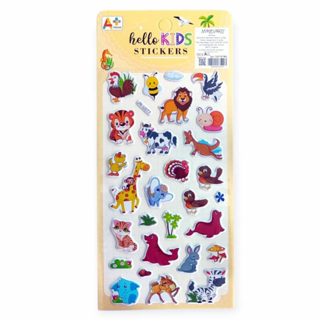 Набори для творчості - Наліпки Malevaro 3 /12/ в асортименті (762787ML)#5